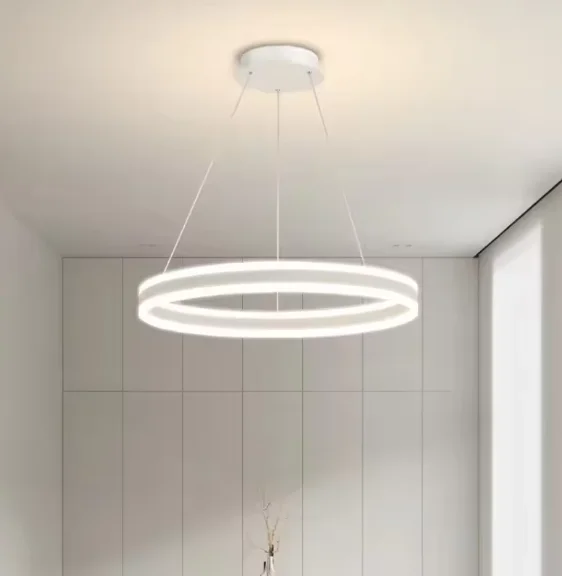 Shopping Mall Circle Hall Hollow Chandelier Commercial Work Office Industrial Style Chandelier Creative Project