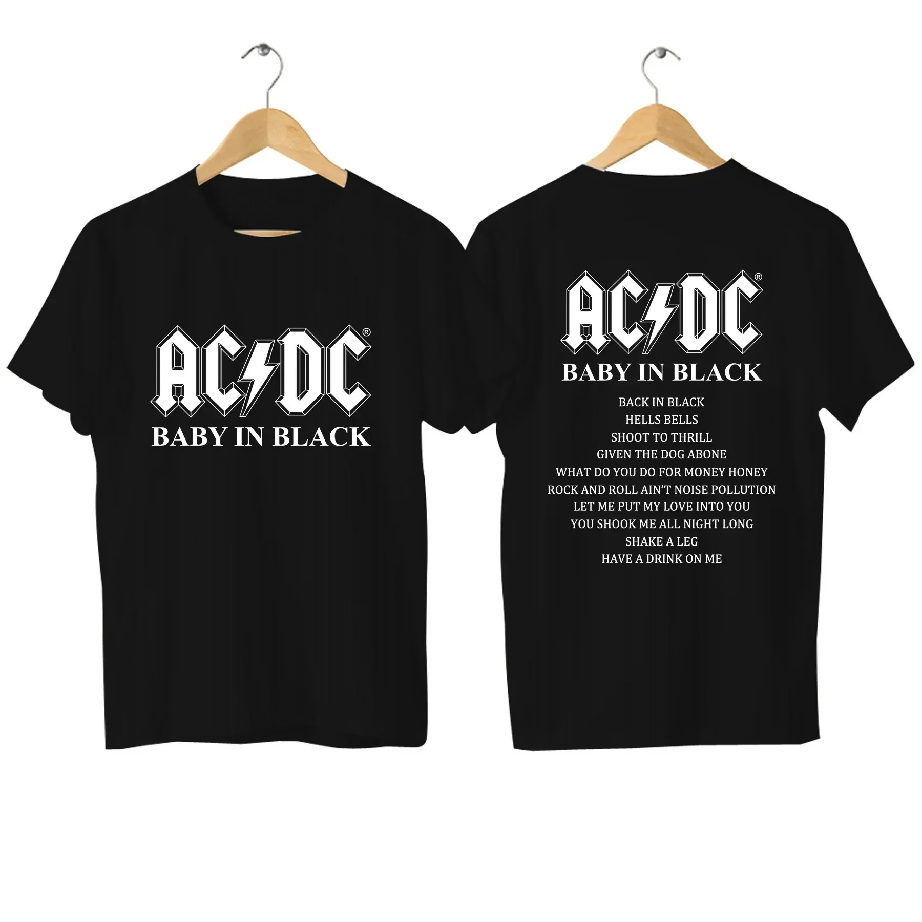 2024 AC PWRDUP Live DC Print Tshirt Graphic T Shirts Men Women Cotton Hip Hop Fashion Oversized Kid T-shirts Summer Clothes