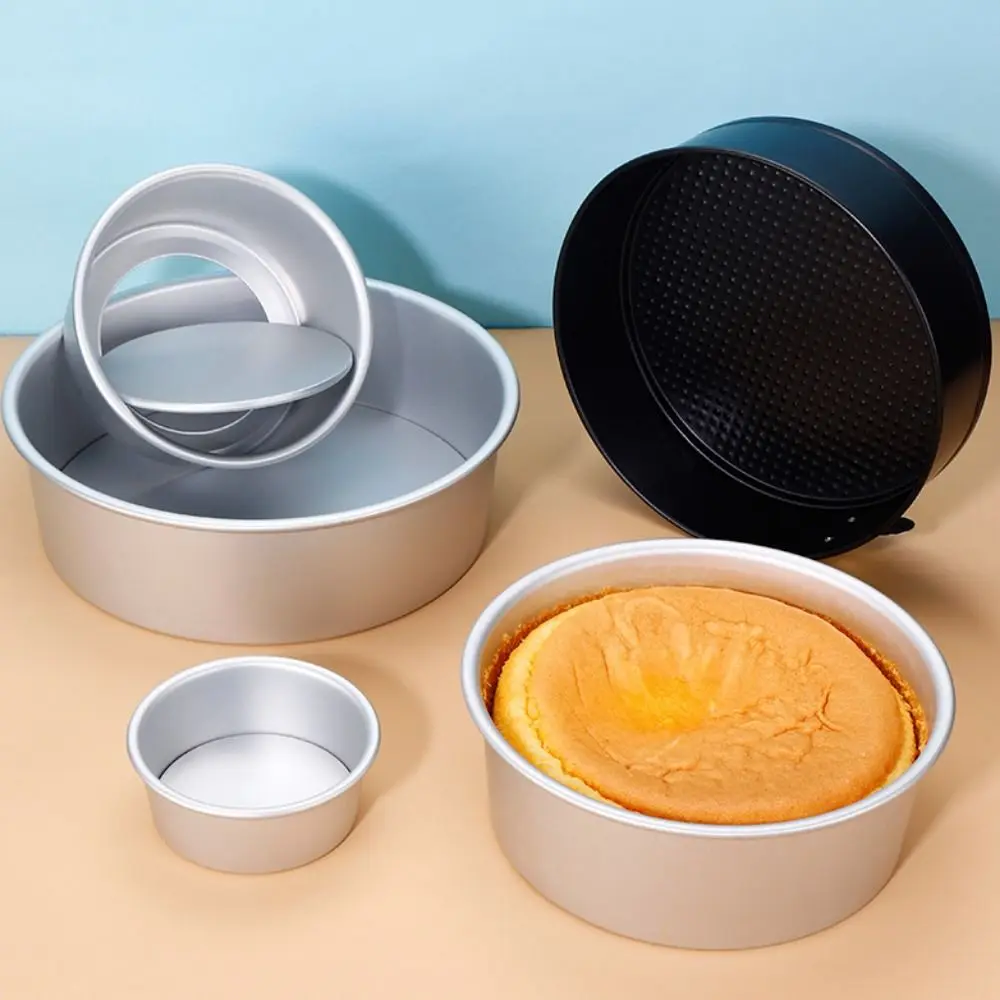 

Inch With Removable Bottom Removable Aluminum for Cheesecake Bread Pizza Baking Tray Cake Mold Fondant Mold Chiffon Pan