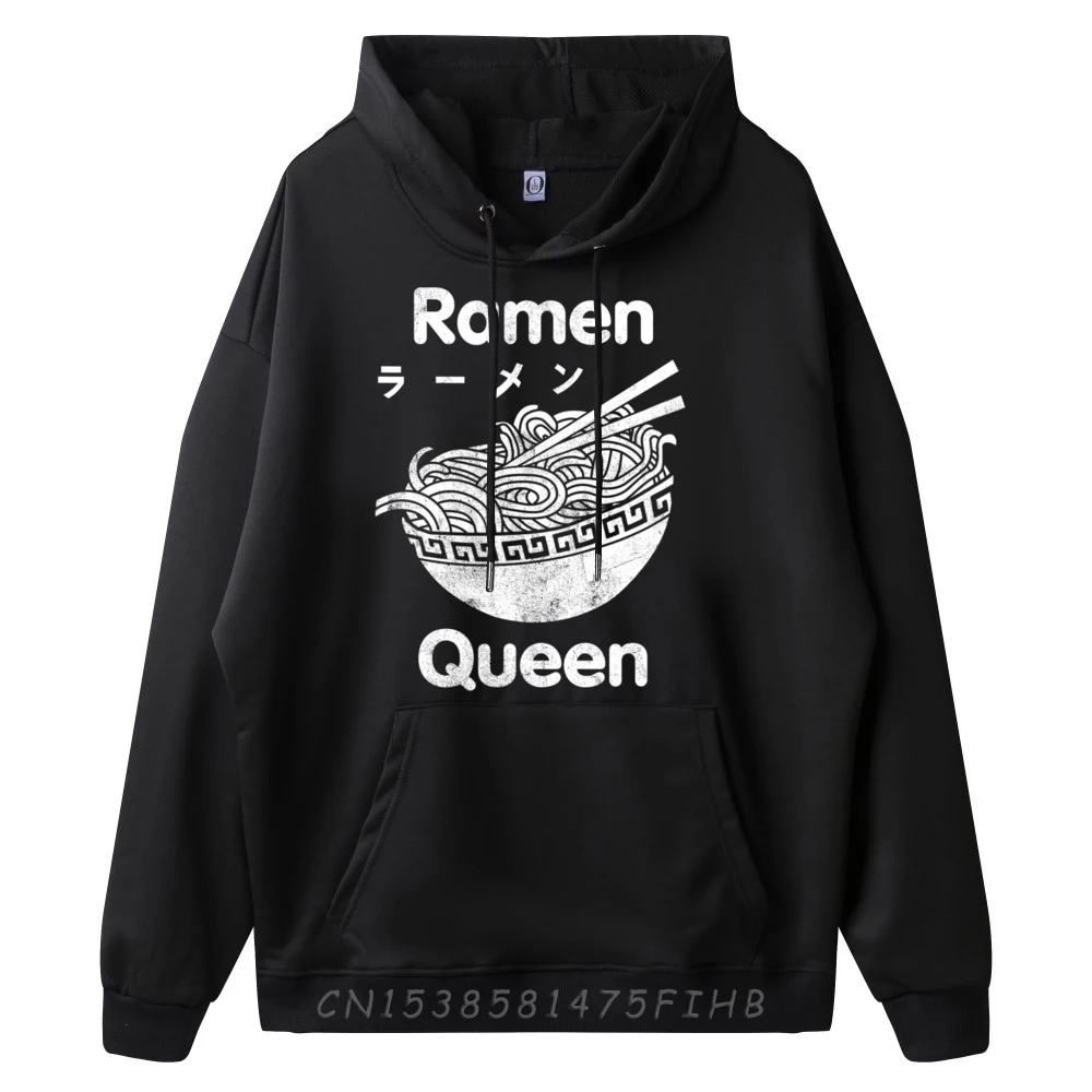 Funny Ramen Ramen Queen Luxury Designer Spring Funny Pullover Hoodies Gothic Style Man Sweatshirts