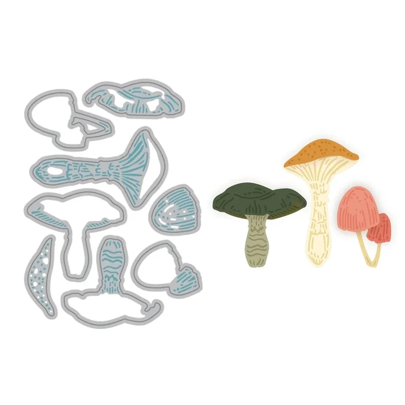 Lovely Layers Mushroom Metal Cutting Dies for New Autumn 2023 Scrapbooking Paper Making Bee Frame Craft Card