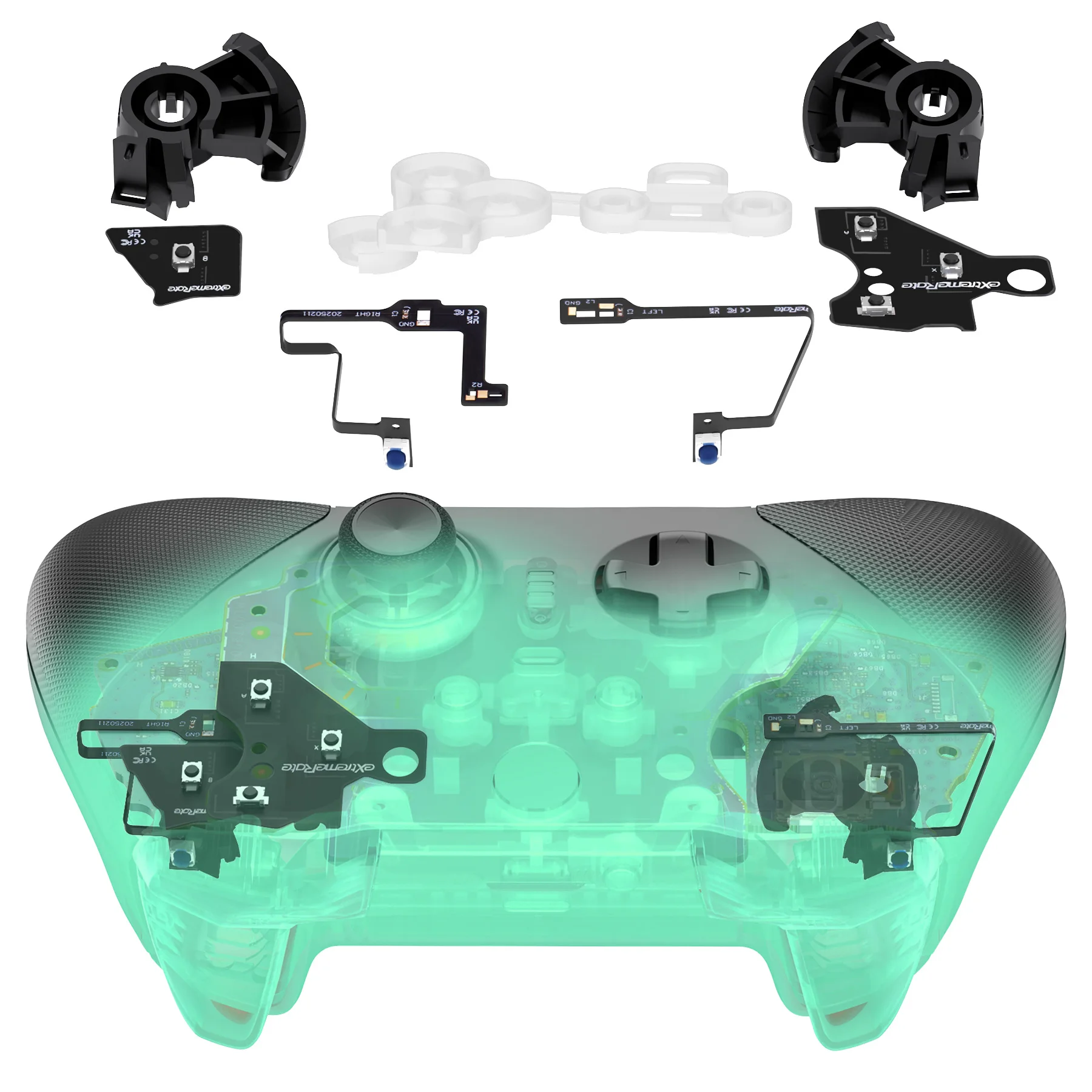 eXtremeRate Whole Clicky Kit for Xbox Elite Series 2 Controller (Model 1797) Shoulder Buttons,  LT RT ABXY Mouse Click Kit