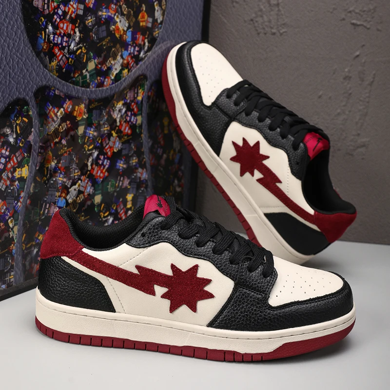 

Classic Unisex Running Shoes Men Casual Outdoor Wear Resistant Sneakers Retro Luxury Leather Women Brand Boardshoe Free Shipping