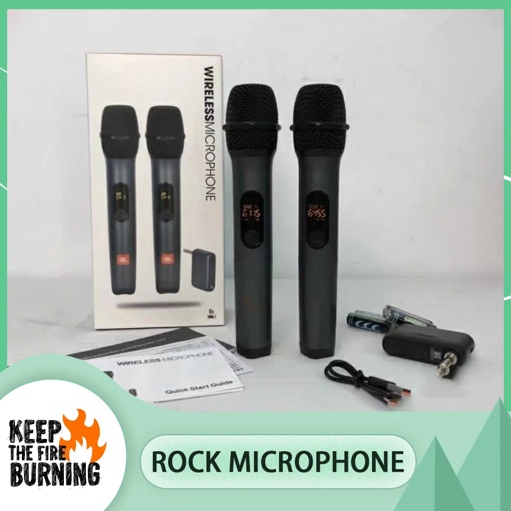 

For JBL ROCK 2 Professional Wireless Karaoke Dynamic Handheld 2