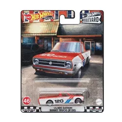 Original Hot Wheels 1/64 75 BRE DATSUN SUNNY TRUCK B120 Diecast Alloy Model Carro Children  Gift