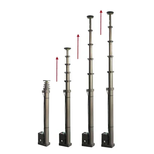 6M Mobile Telescopic Mast Tower Antenna Tower