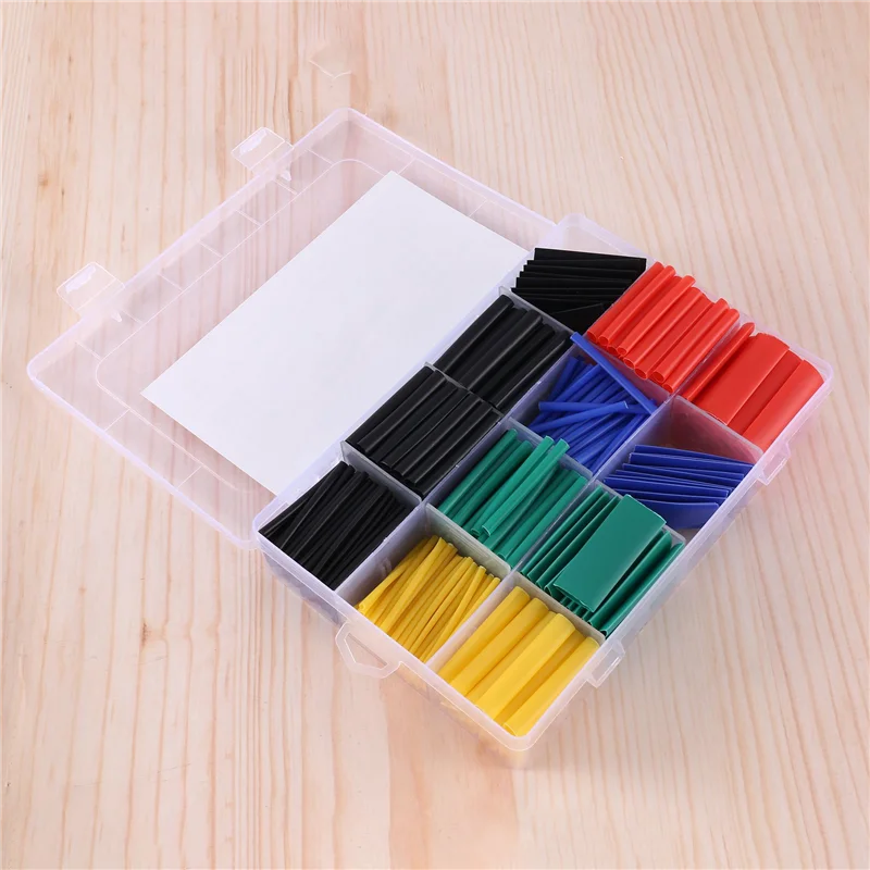 AAAC-2 Sets 530 stuks beschermhoes isolatie krimpkous boxed krimpkous buis