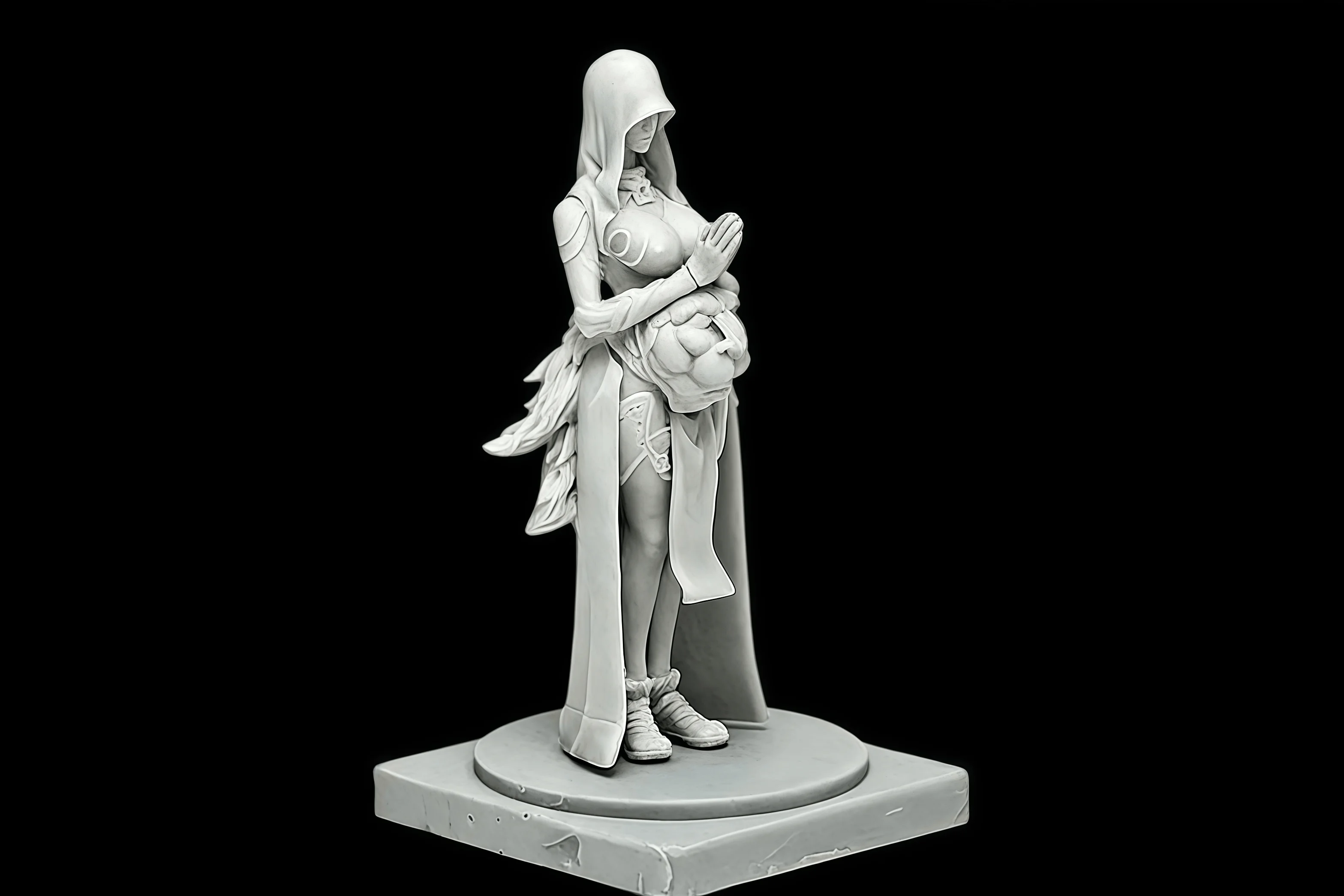 

40mm Die-casting Resin Model Assembly Kit, GK， Witch Goddess, Unpainted, Needs To Be Assembled