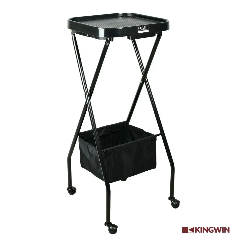 Beauty hair salon trolley Folding Service Tray