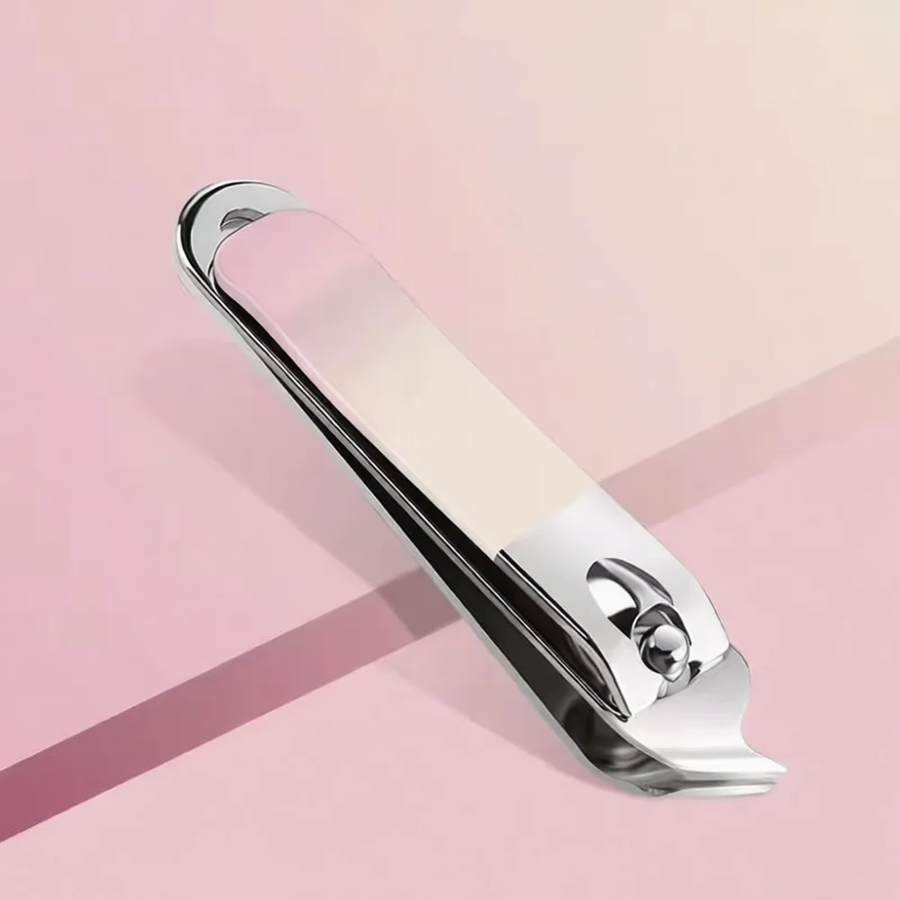 Ergonomic Stainless Steel Nail Clipper Anti Splash Fingernail Cutter Durable Manicure Tool Home Daily Beauty Supply