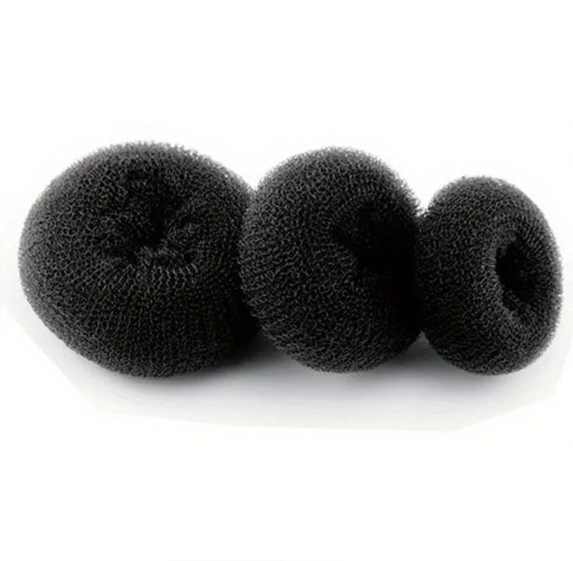 3pcs Hair Bun Donut Magic Foam Products Hairstyle Lazy Hair Accessories For Girls Women Lady Easy Big Ring Hair Styling Tools