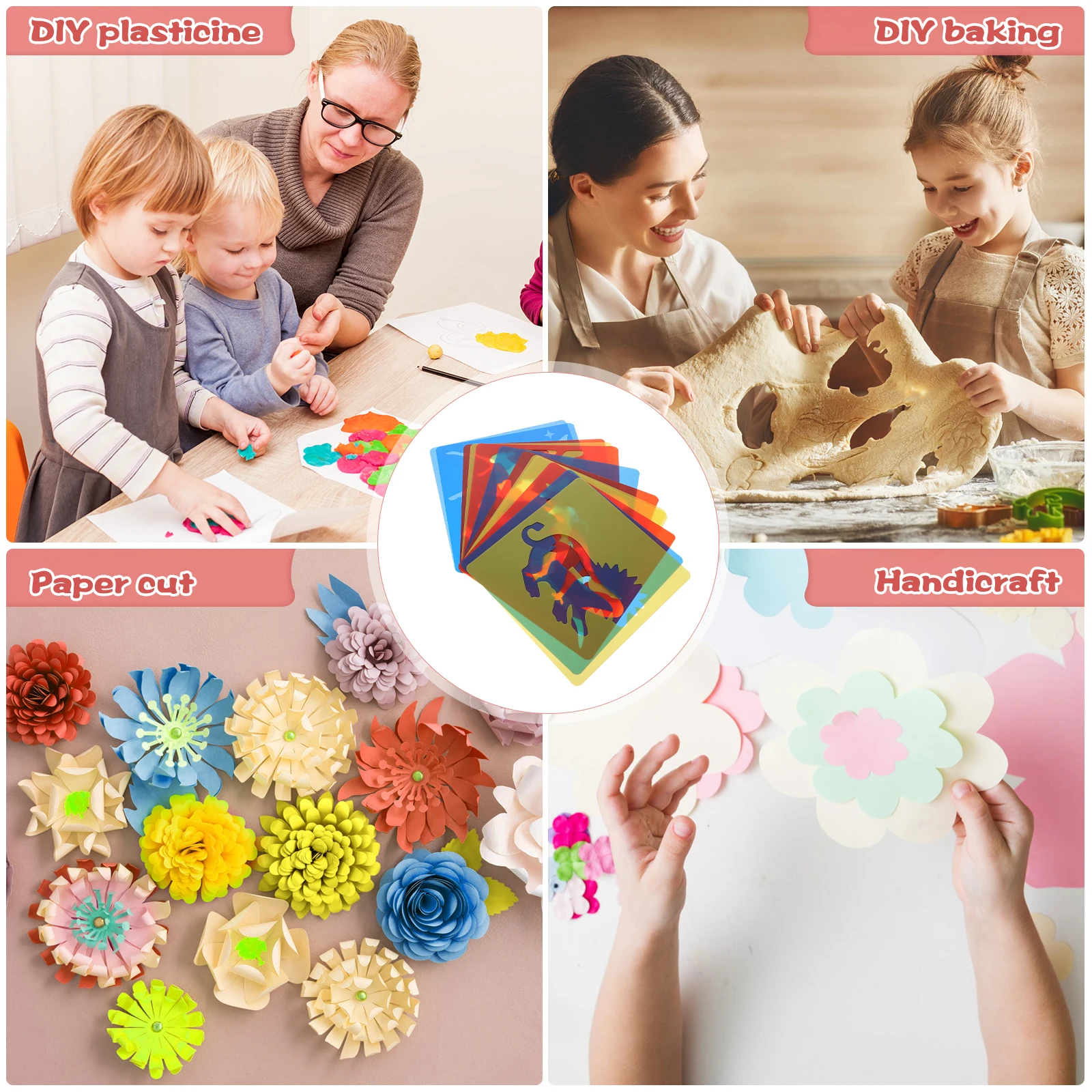 

Animal Doodle Template Drawing Stencil Mold Stencils Plastic Painting