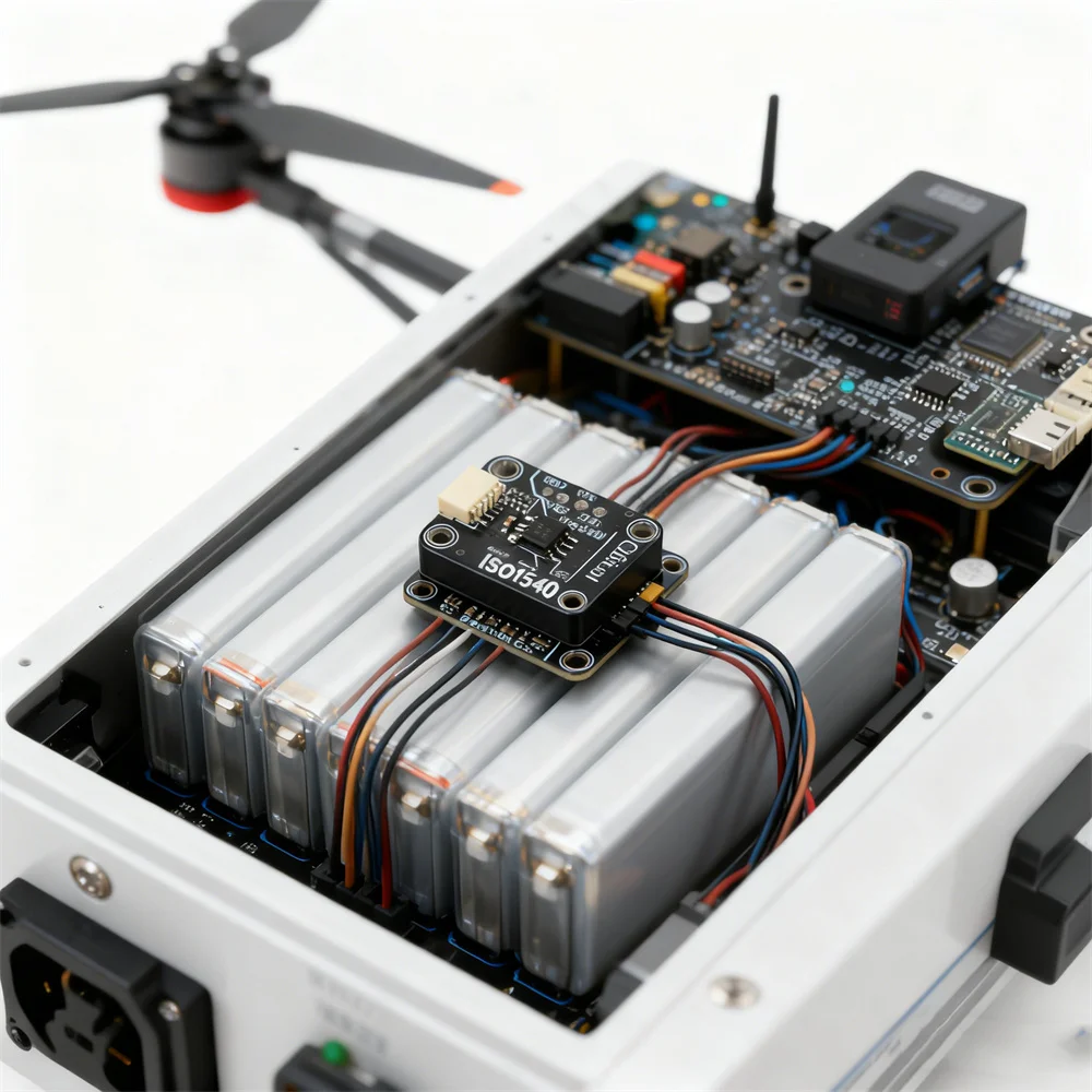 ISO1540 Bidirectional I2C Isolator Module Compatible with STEMMA QT Qwiic Pin Unsoldered