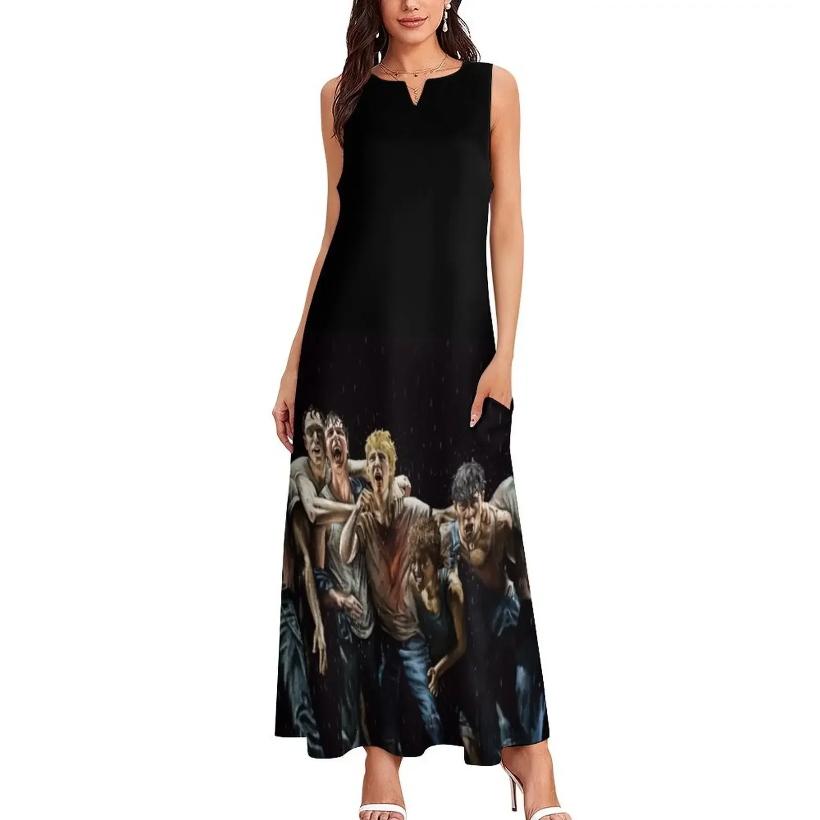 Outsiders Rumble Long Dress Prom gown clothes elegant women's sets women party dresses Dress