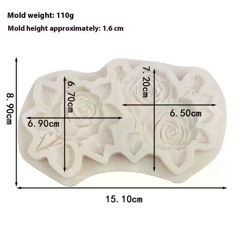 Цветы и листья, силиконовая форма для сахара, форма для выпечки шоколадного кекса, инструменты для украшения торта из помадки