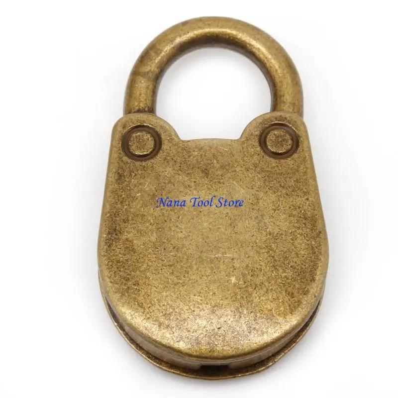 31GJ Vintage Old Antique Mini Archaize Padlocks for Key Lock With for key (Lot
