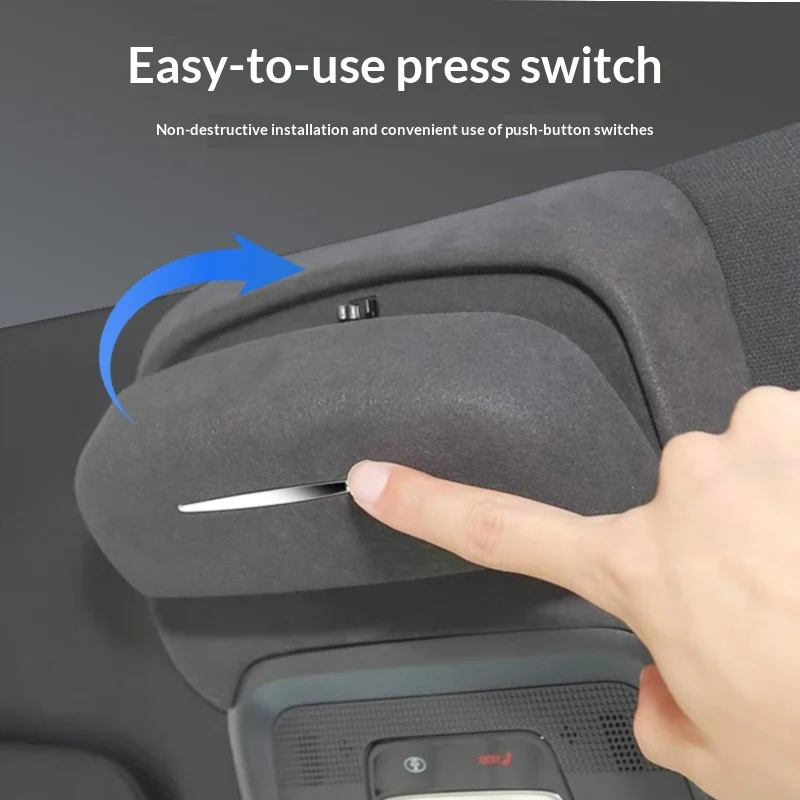 For BYD Song L/Sea Lion/Yuan PLUS/Atto 3 Car Glasses Case Roof Sunglasses Storage Clip Interior Modification Accessories 4