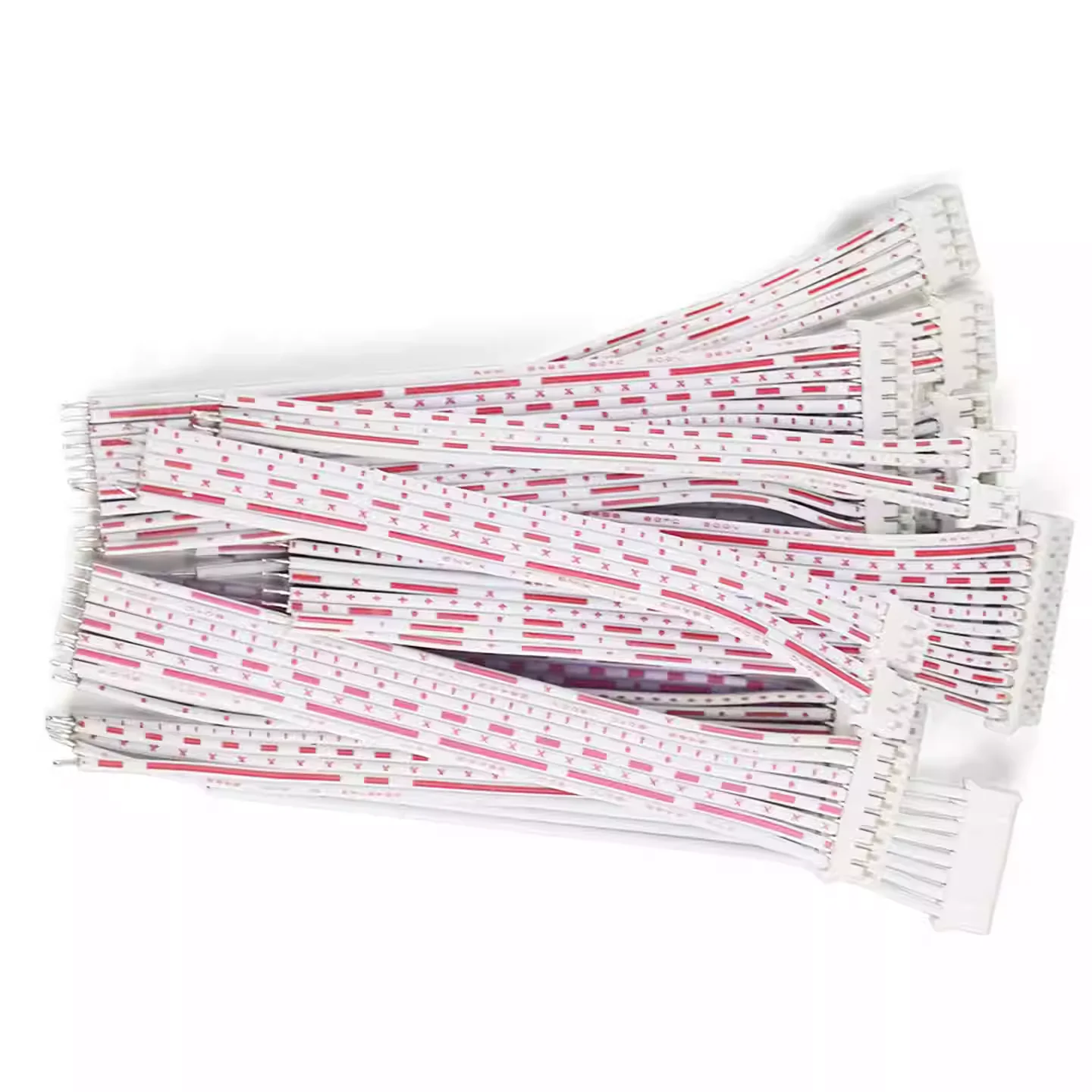 5Pcs JST 2.0mm Pitch Connector Cable PH2.0 Plug Line length 30/20/10CM Red and white 2P/3P/4P/5P/6P/7P/8P/9P/10P/11P/12P
