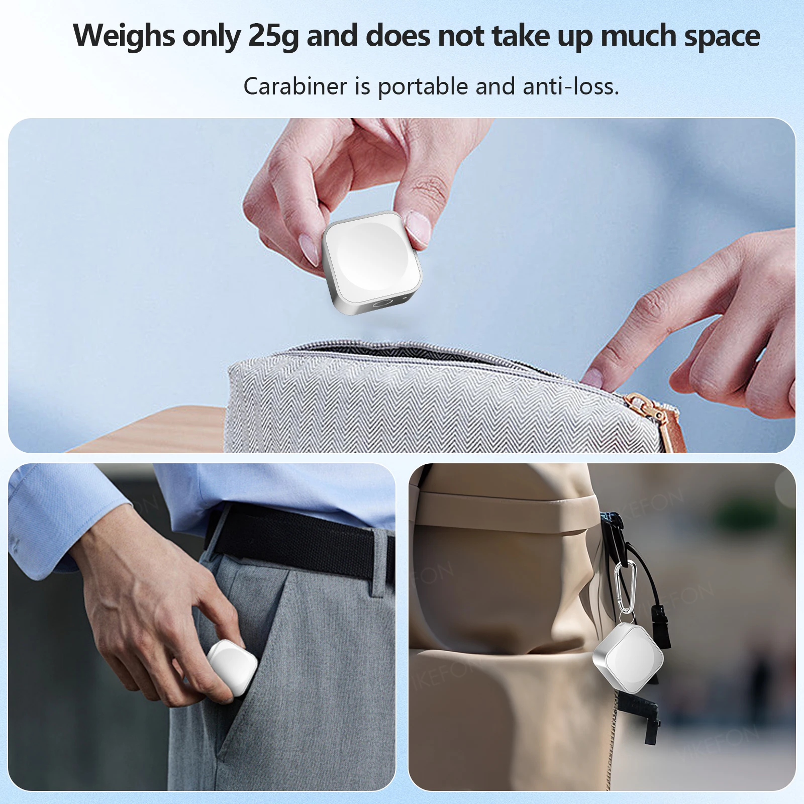 ساعة مغناطيسية محمولة شاحن لاسلكي 500 مللي أمبير في الساعة قوة البنك لسلسلة ساعات أبل 10 9 8 7 6 5 4 3 Ultra 2 SE قاعدة شحن سريعة #3