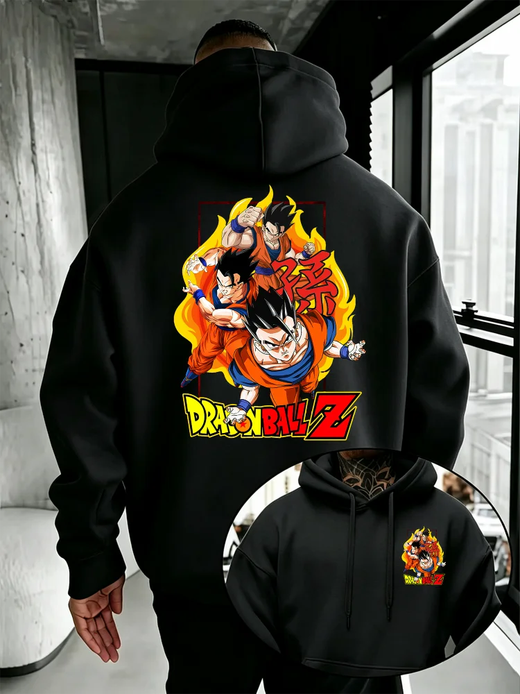 Anime Merch Hoodie - Moletom Masculino Bandai Dragon Ball Z