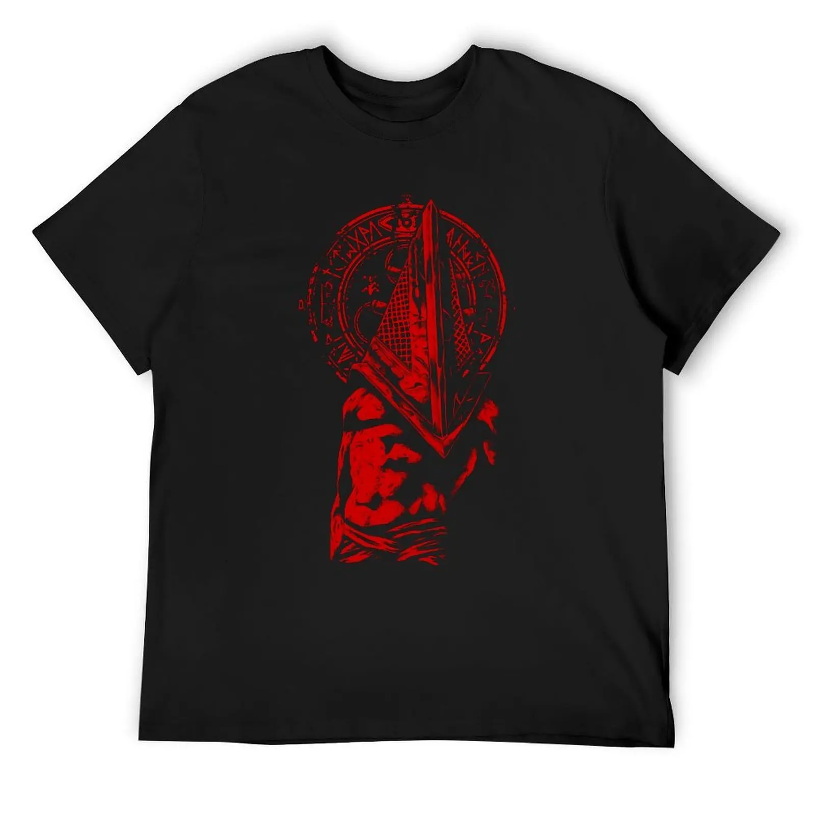 Red Pyramid Thing halo of the sun T-Shirt valentines clothes luxury clothing labubu hippie clothes outfits for men