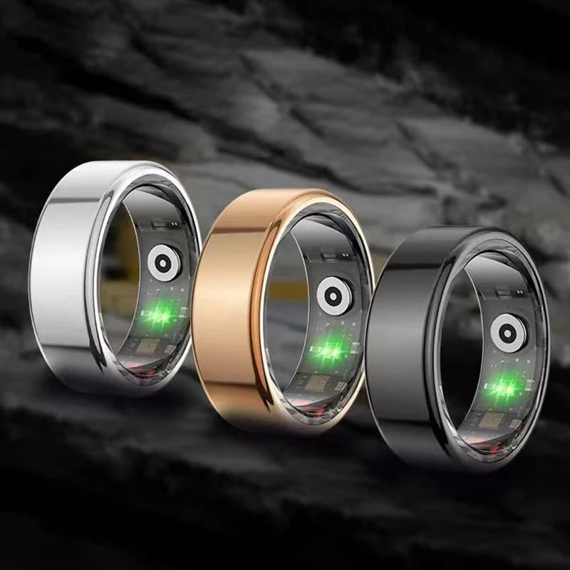 R06 Smart Ring Health Monitor  Heart Rate Sleep Monitor IP68 Waterproof Multi-Sport Modes A