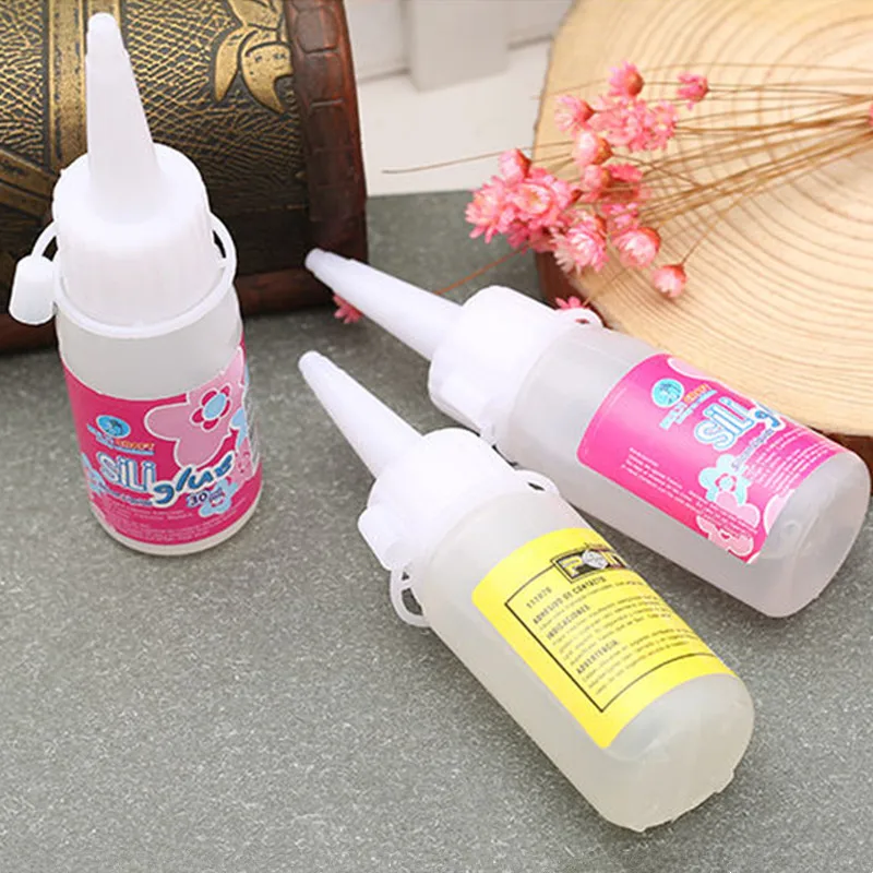 

50ML Liquid Silicone Glue Paper Crafts Sticker DIY Children Student Handmade Tool Home Adhesive Office School Stationery