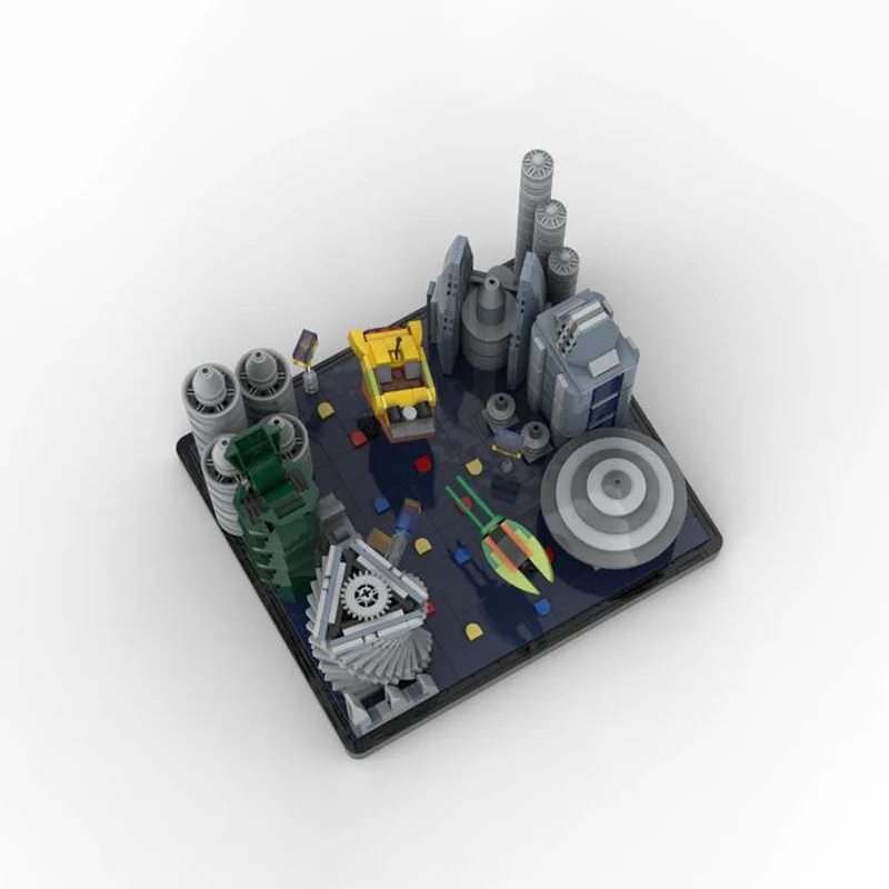 1356 Uds. MOC Coruscant Pursuit Zam Wesell Speeder modelo bloques de construcción arquitectura montar regalo de Navidad juguetes DIY idea niños