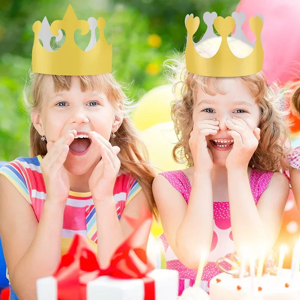 King Crown Party Hats Kids And Adults King Crown Party Hats 20Pcs 4Styles For Coronation Celebration Brand-new