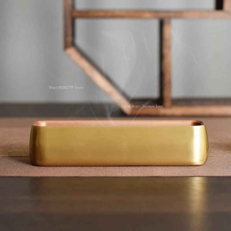 Bronze Incense Stick Incense Burner Zen Tea Ceremony Making Household Study Inside Room Buddhist Hall Antioxidant Protection