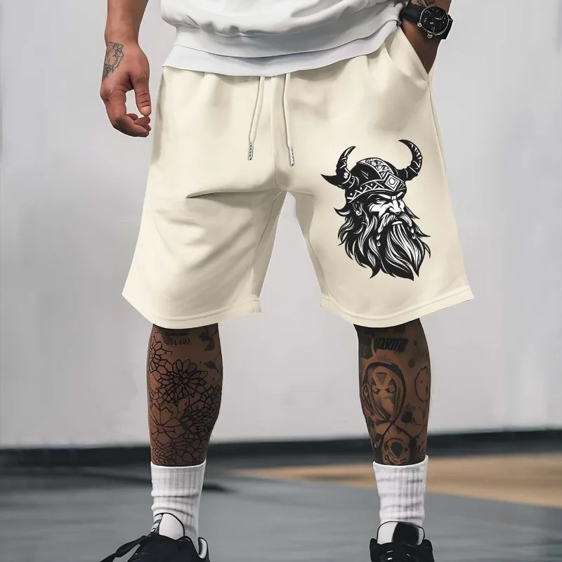 American Fashion Trend Shorts, Retro Punk Men's Casual Shorts, Summer New Style