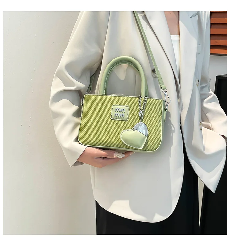 

Квадратная сумка в корейском стиле 2025 года — многосторонняя сумочка через плечо/плечо, стильная женская сумка с буквенным принтом