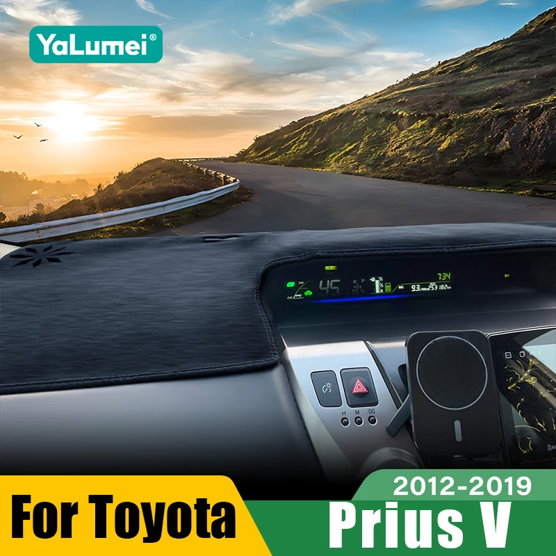 Für Toyota Prius V Daihatsu Mebius 2012 2013 2014 2015 2016 2017 2018 2019 ZVW40 Auto-Armaturenbrett Sonnenschutz Abdeckung Zubehör
