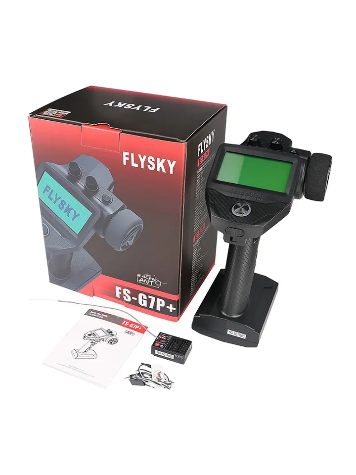 最新のFLYSKY G7P+ FS-G7P+ 2.4G 7CH ANTプロトコル無線送信機