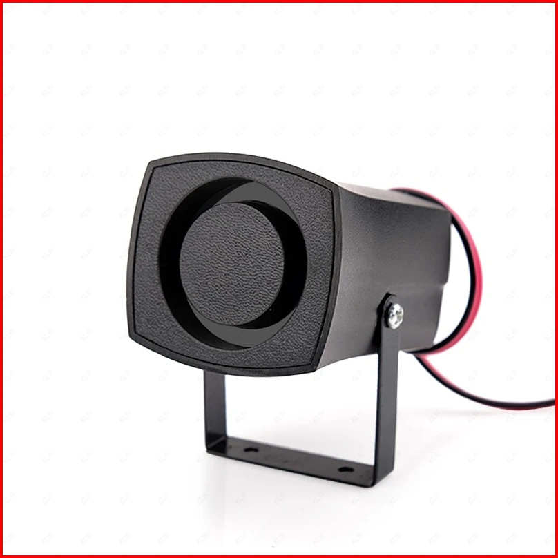 12V / 24V 120dB 6 Tone Mini Siren House Alarm Siren DC Small Car Horn Home Speaker System Reverse Backup Notice Buzzer