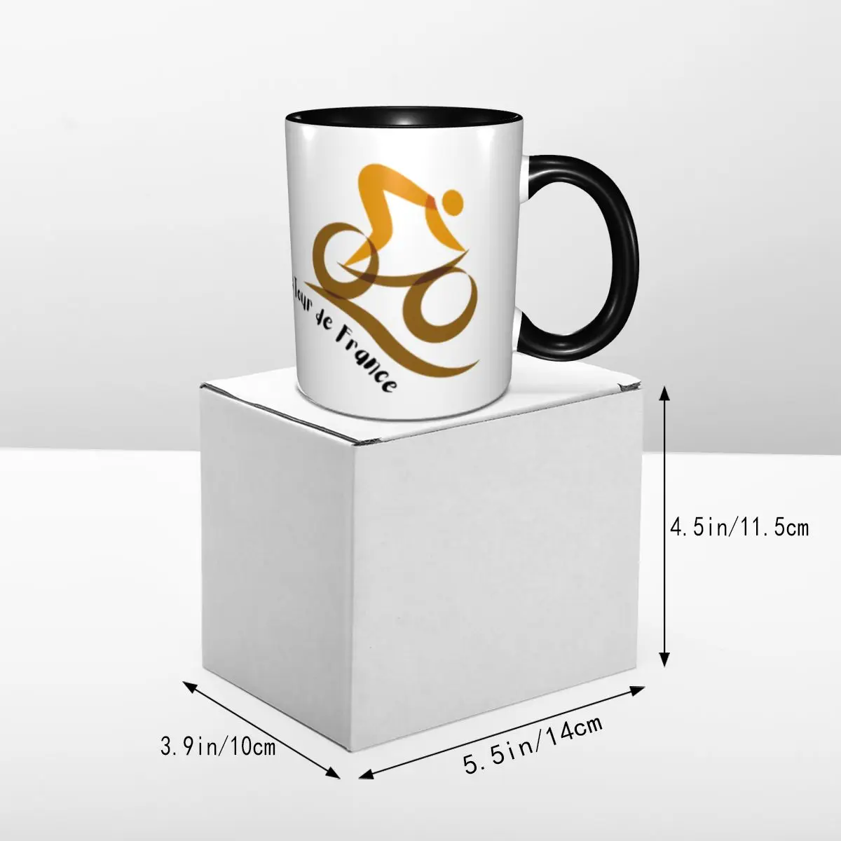 Personalized Tour De France Cycling Race Mug DIY Ceramic Milk Tea Coffee Cups view 5