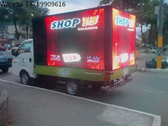 Custom Weatherproof Outdoor LED DisplayNew Inventions Mobile New Sign Truck Display For Advertisement RGB