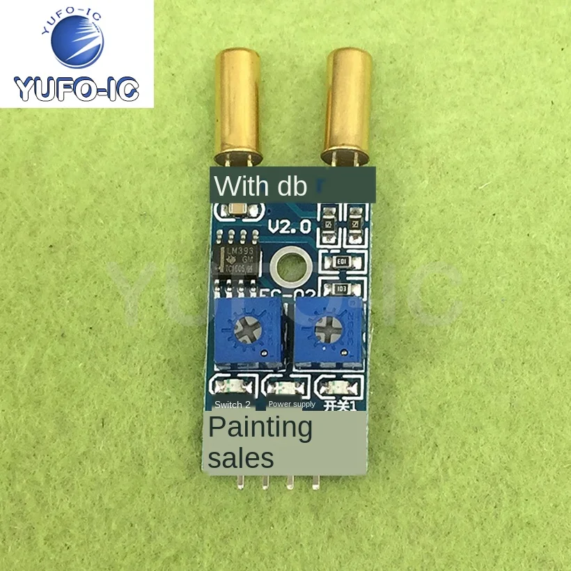 Free Ship 1PCS 2-Way Angle Sensor Module Angle Switch High Sensitivity Tilt Switch Sensor Electronic Module