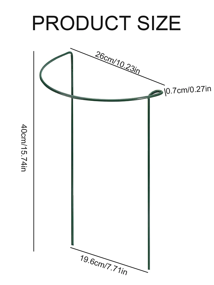 Ogrodowy stojak ogrodniczy żelazny podpjak z drutu Products-1pc