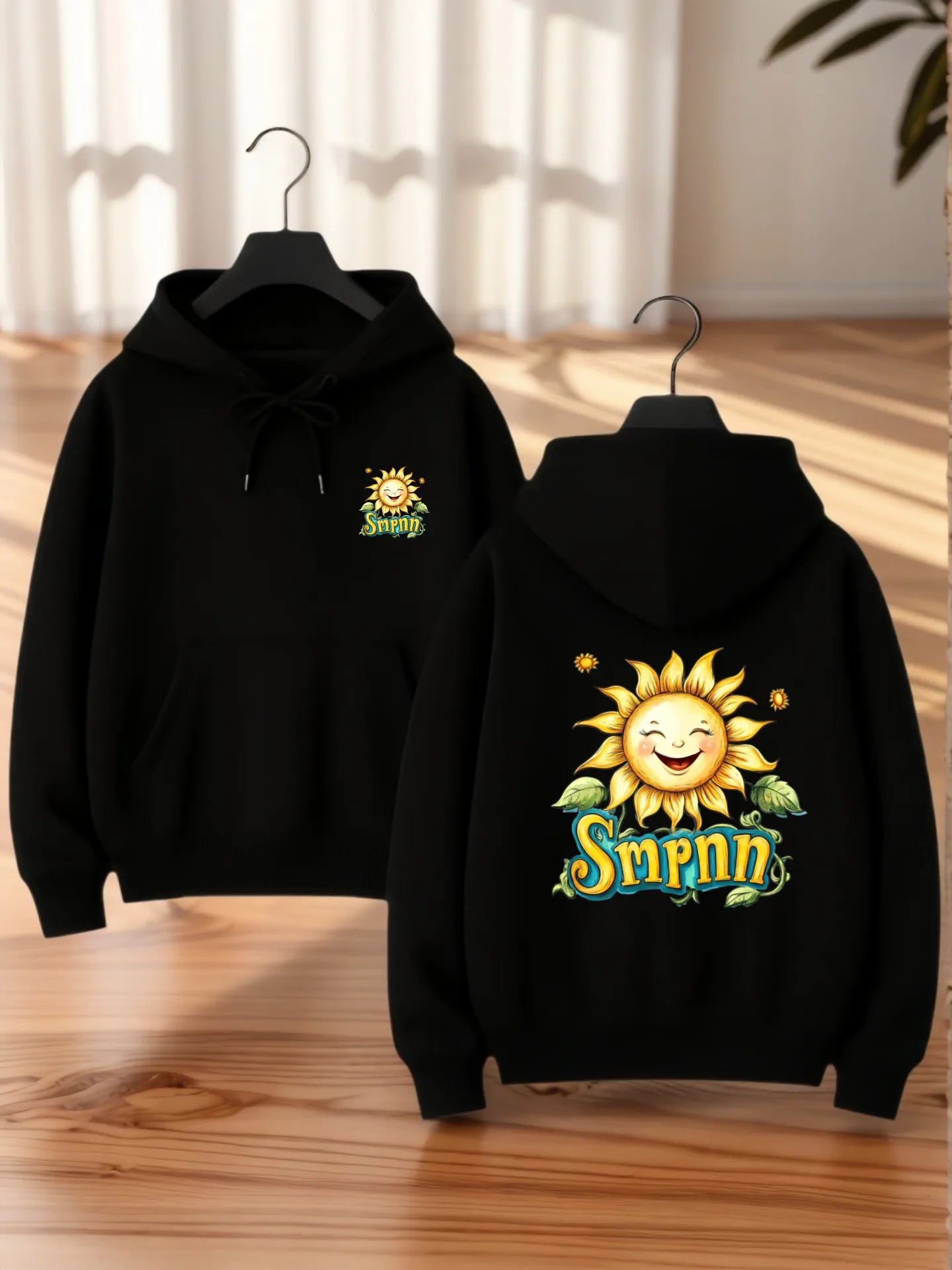 

Graphic Hoodie Women, Letter Print, Streetwear Style, Soft Fabric, Casual Everyday Wear, For Young Men