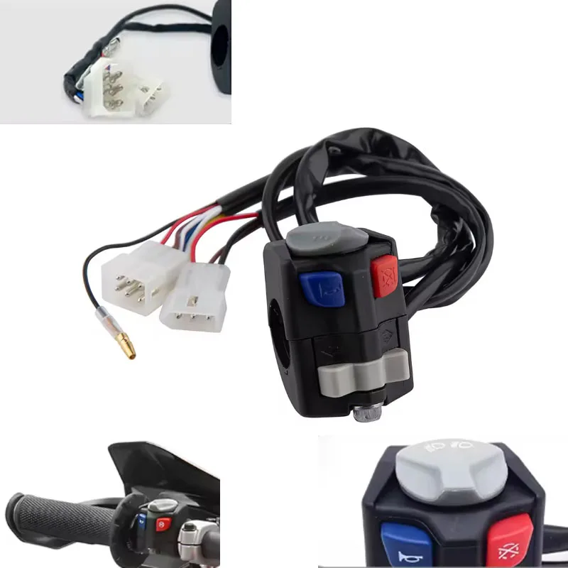 for Husqvarna Parts Off-Road Motorcycle Headlight Horn Signal Kill Stop Switch Kit Electrical Control Dirt Bike Accessories