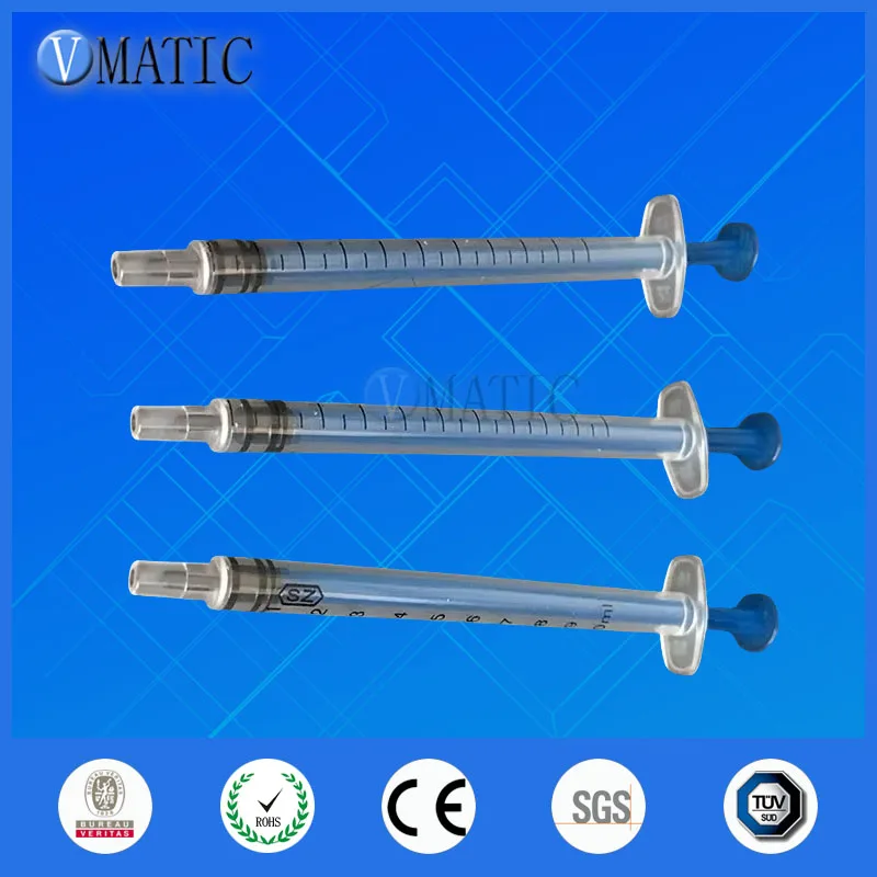 ‌10×1ml Precision Syringe Kit | Multi-Purpose Plastic Dispenser with Black Cap for Lab/Cosmetics/Adhesive (Chemical-Resistant )‌