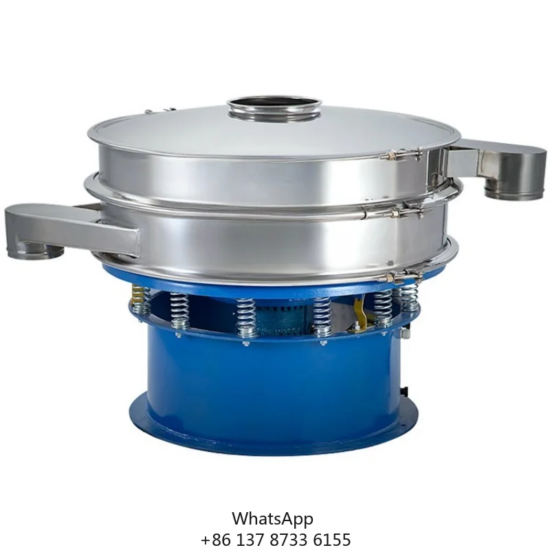 Wholesale Customization Small Portable Rotary Food Powder Vibrating Screen Filter Equipment Stock Available