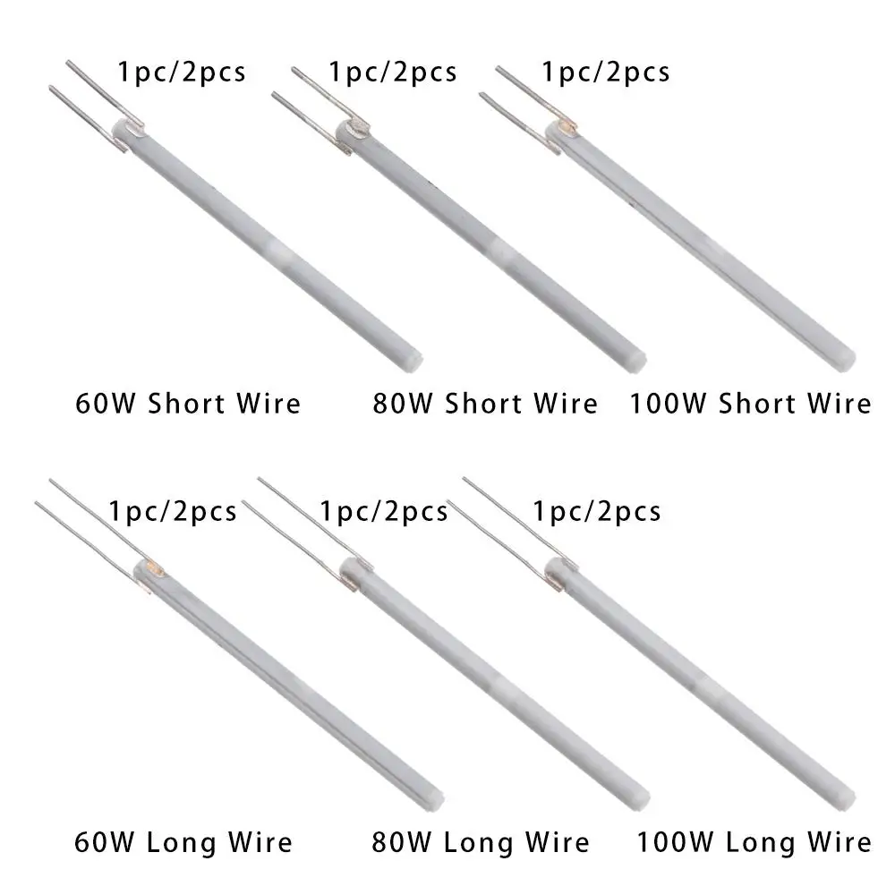 1/2pcs 80W 60W 100W Electric Adjustable Temperature Soldering Iron Heater 908 908S Solder Internal Heating Element Tools