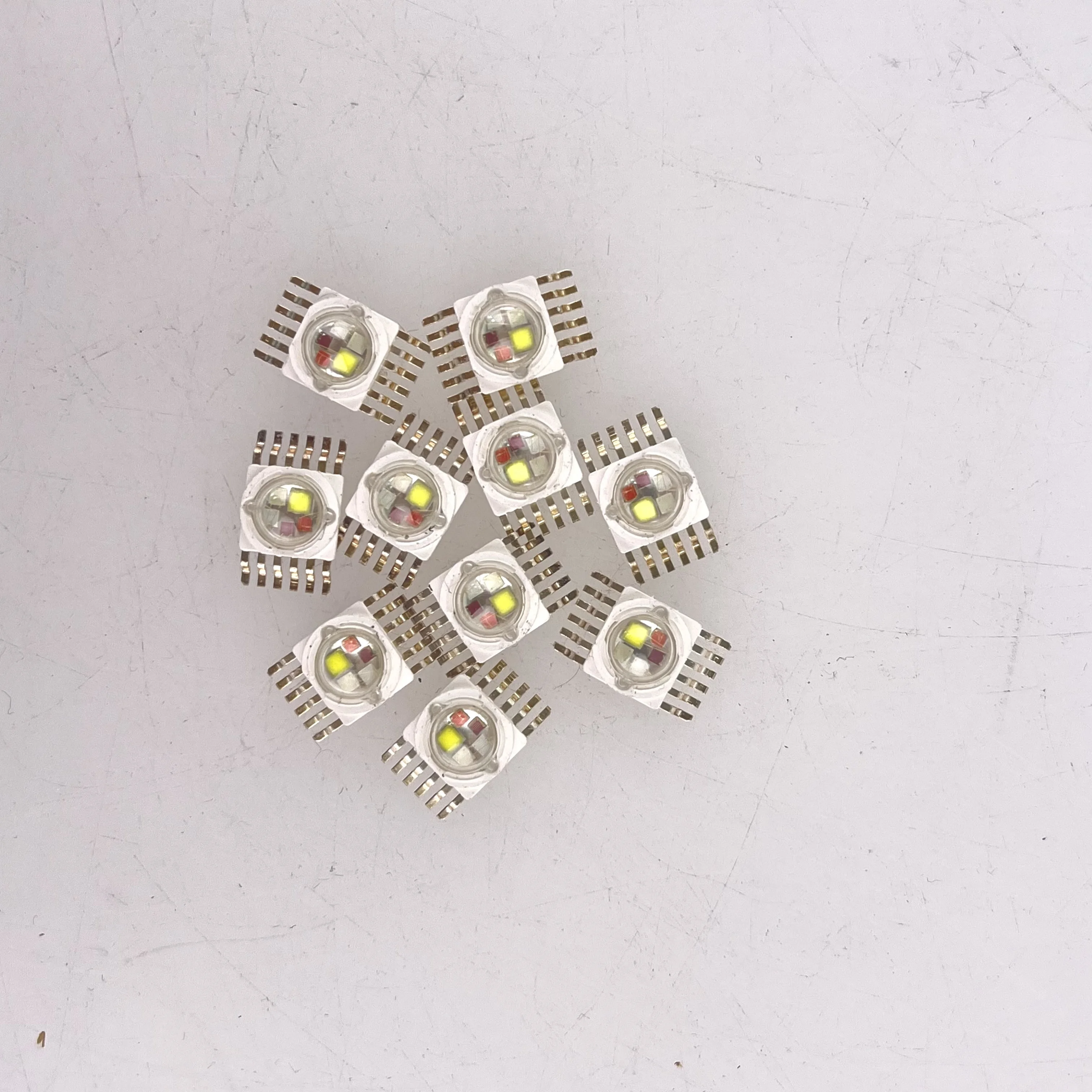 10 PCS 5-in-1 LED Lamp Bead LED Light Source LED Chip Colorful four core sources DIY molding LED Stage lights