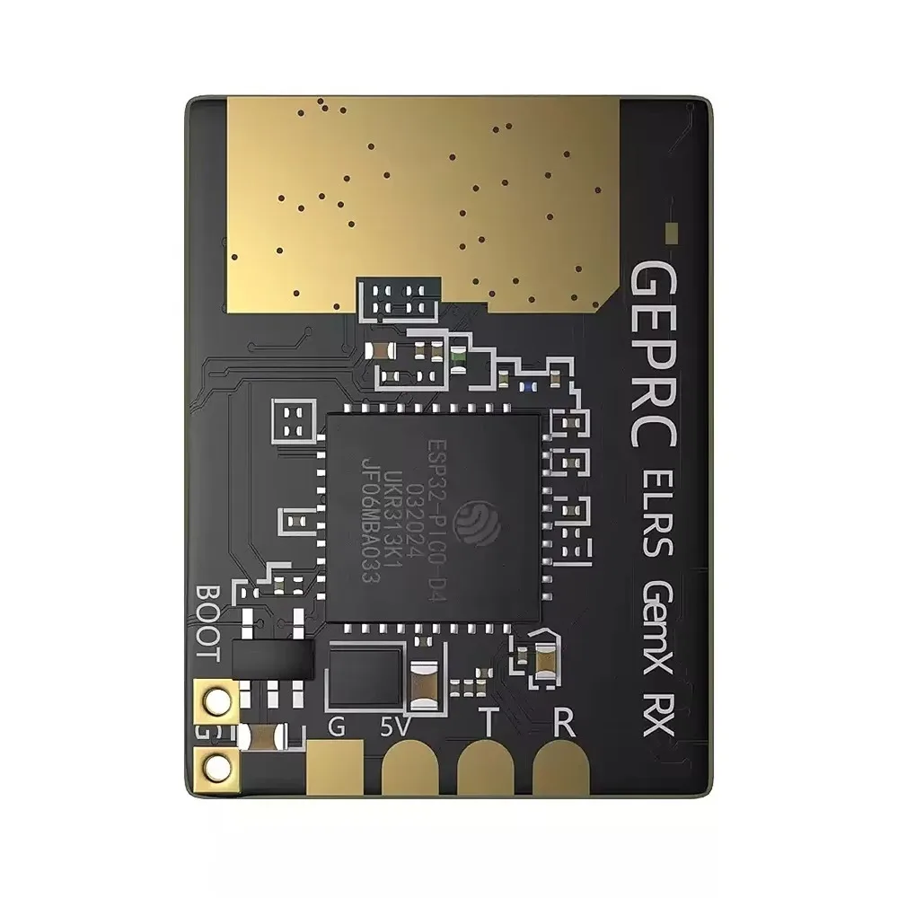 SmCpGEPRC ELRS 915M / 2.4G GemX Gemini Receiver 25-1000Hz Refresh Rate Voltage 5V Return Power 100mw Antenna For RC FPV Drone Pa