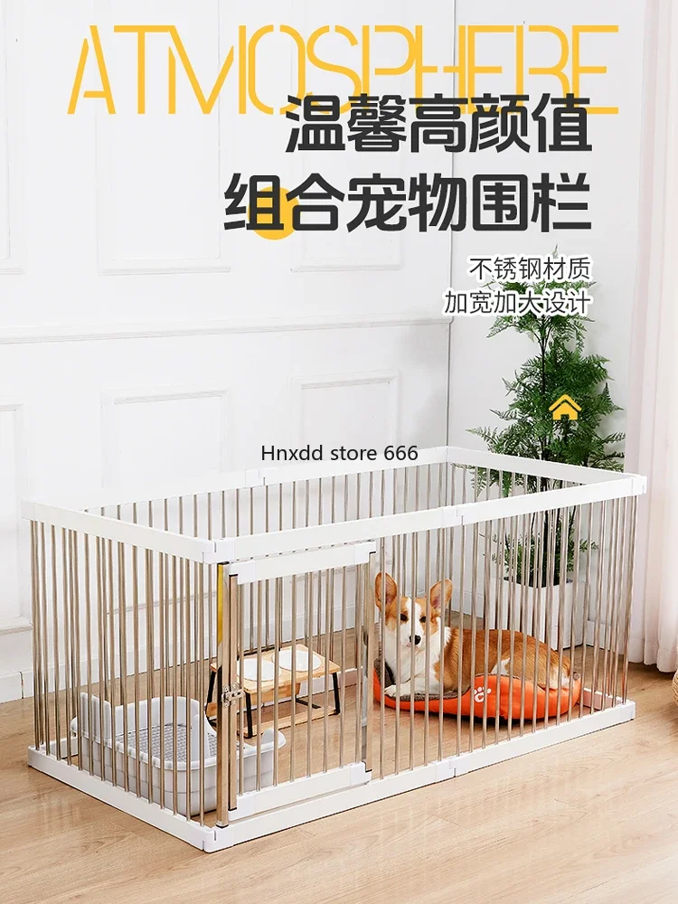 Dog fence Removable dog cage Wooden pet fence