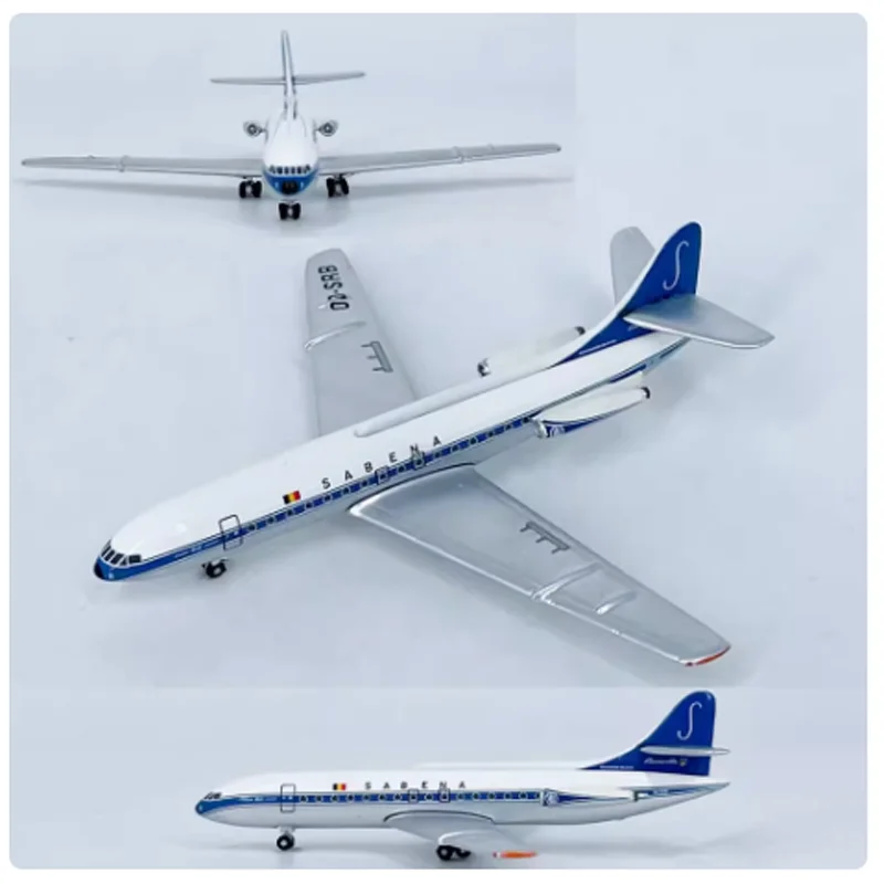 Diecast Scale Inflight 1:500 SabENA SE-210 OO-SRB Static Alloy Aircraft Model Metal Airplane Decoration Gift Collection Display