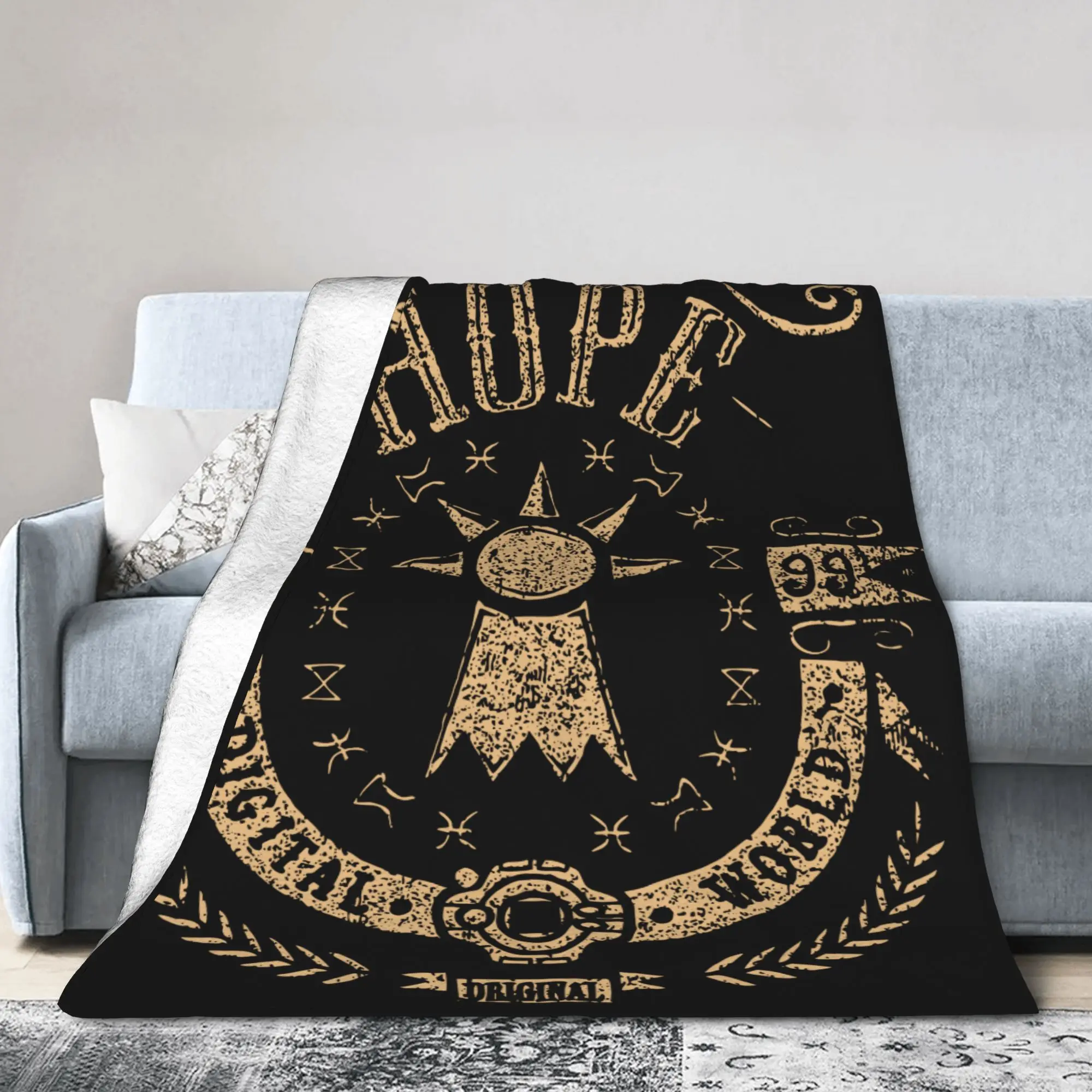 Hope Blankets Flannel Summer Air Conditioning Digimon Nostalgic Anime Portable Ultra-Soft Throw Blankets fr Car Plush Thin Quilt