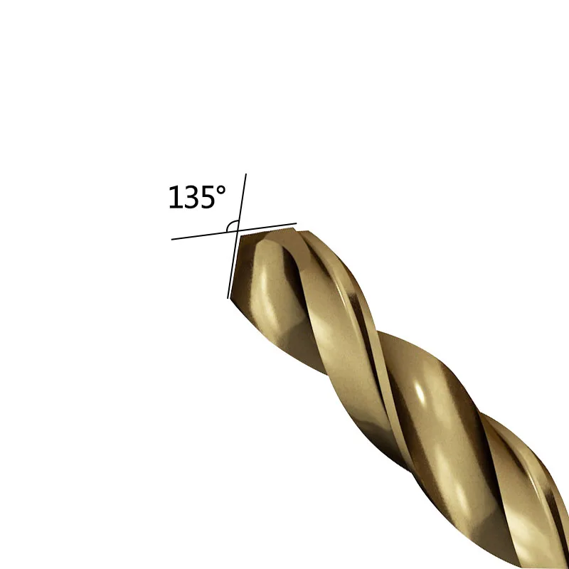 1Pc 100mm-205mm Extra Long Straight Shank M35 Cobalt Twist Drill Bit Metal Hole Opener Tool for Stainless Steel Iron Aluminum